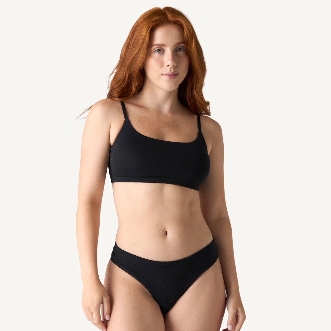 Kit Top Faixa e Calcinha Biquíni Cotton Up