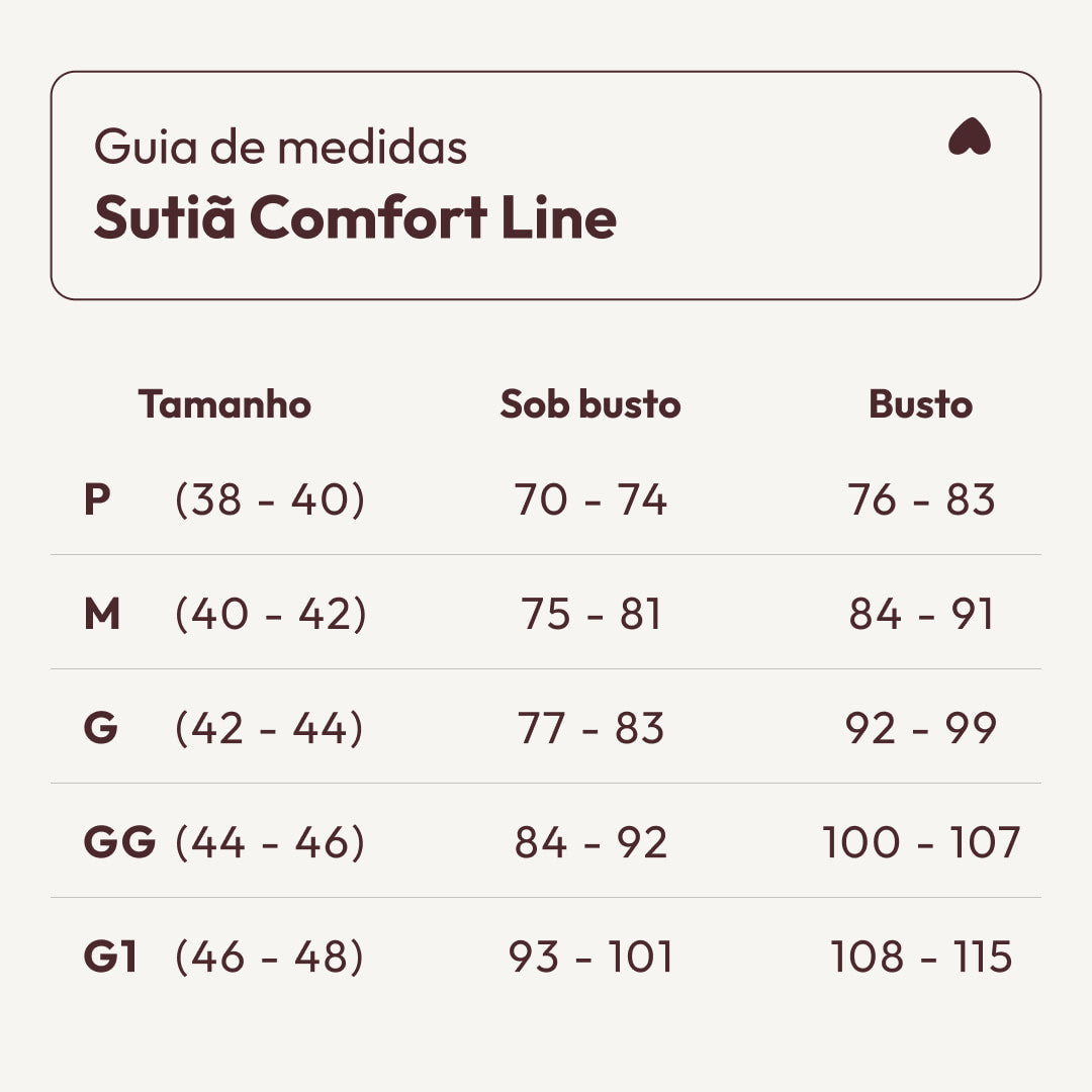 Kit Comfort Line e Calcinha Cós Alto Segunda Pele Skin Up