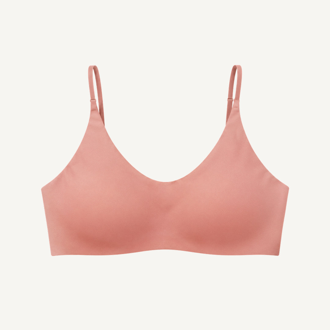 Sutiã Top Alça Fina Segunda Pele SkinUp Rose