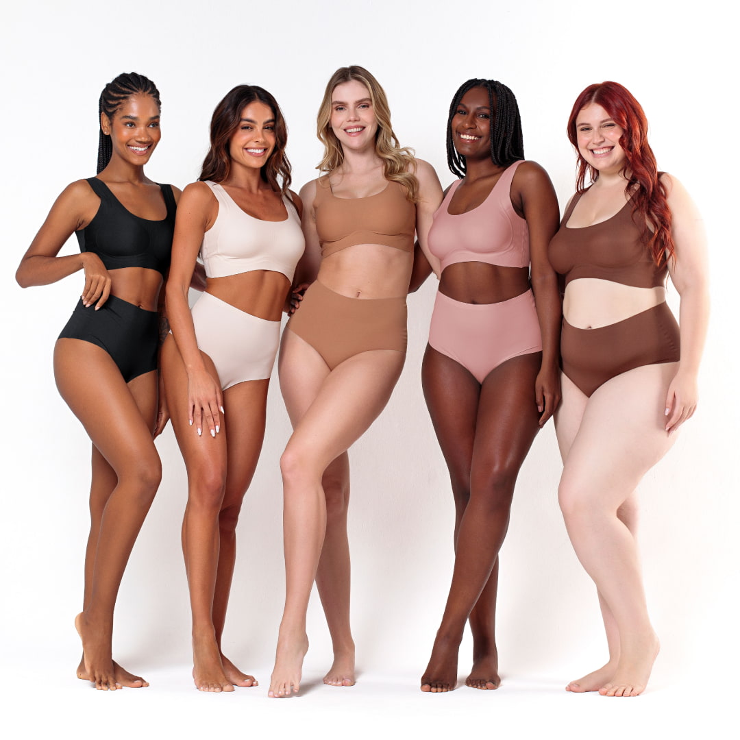 Calcinha Cós Alto Segunda Pele Skin Up | Pré-venda