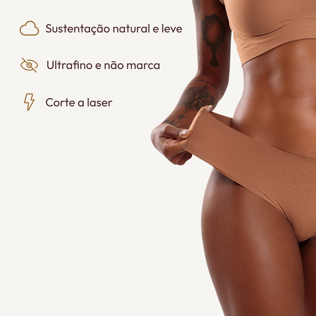Calcinha Biquíni Segunda Pele Skin Up | Pré-venda