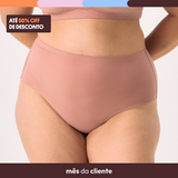 Calcinha Cós Alto Segunda Pele SkinUp