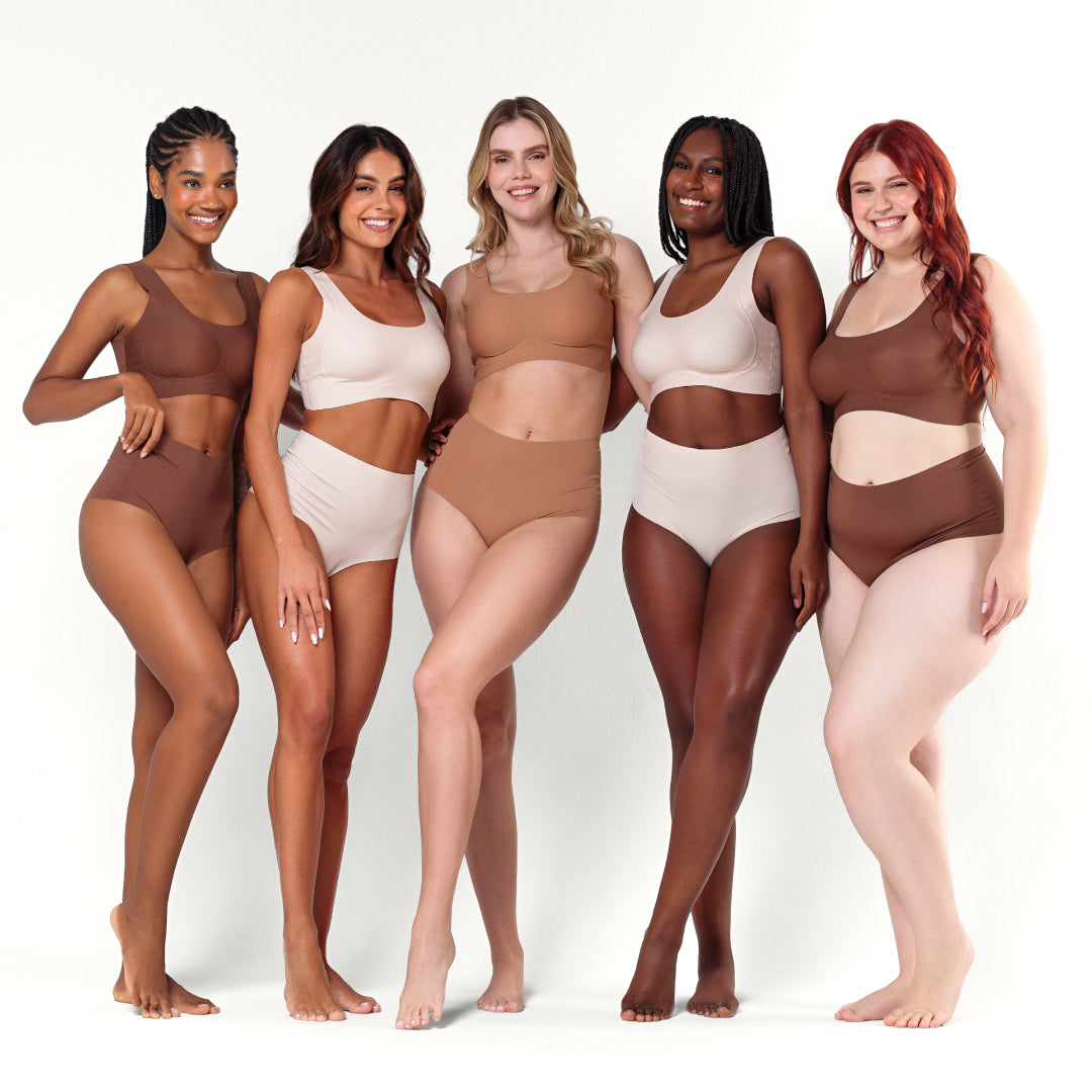 Calcinha Cós Alto Segunda Pele Skin Up