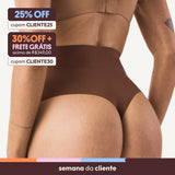 Calcinha Fio Dental Cós Alto Segunda Pele SkinUp - Cliente