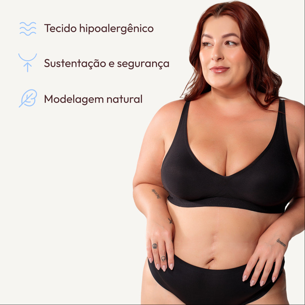 Kit Sutiã Comfort Slim + Protetor de Silicone
