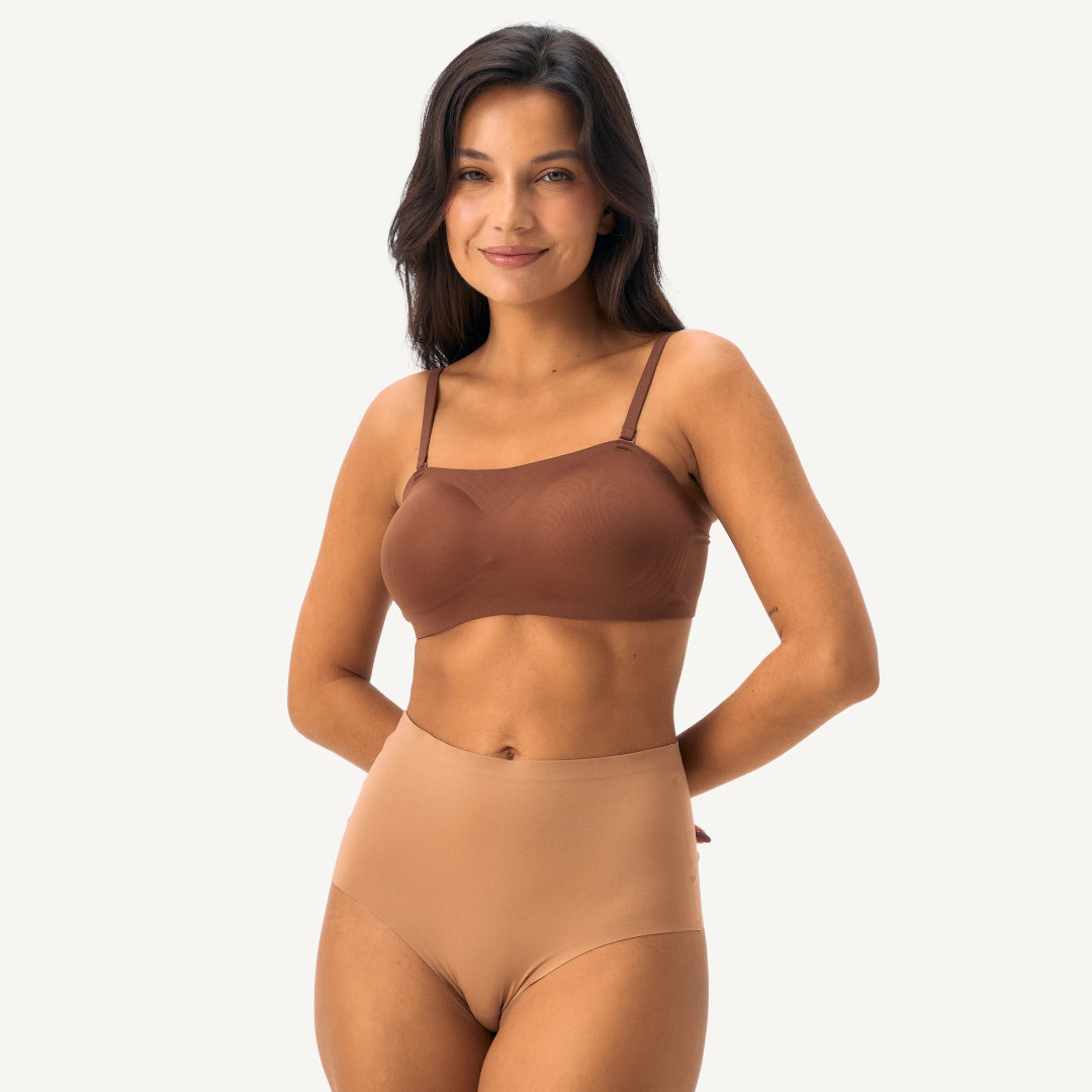 Kit Comfort Line e Calcinha Cós Alto Segunda Pele Skin Up