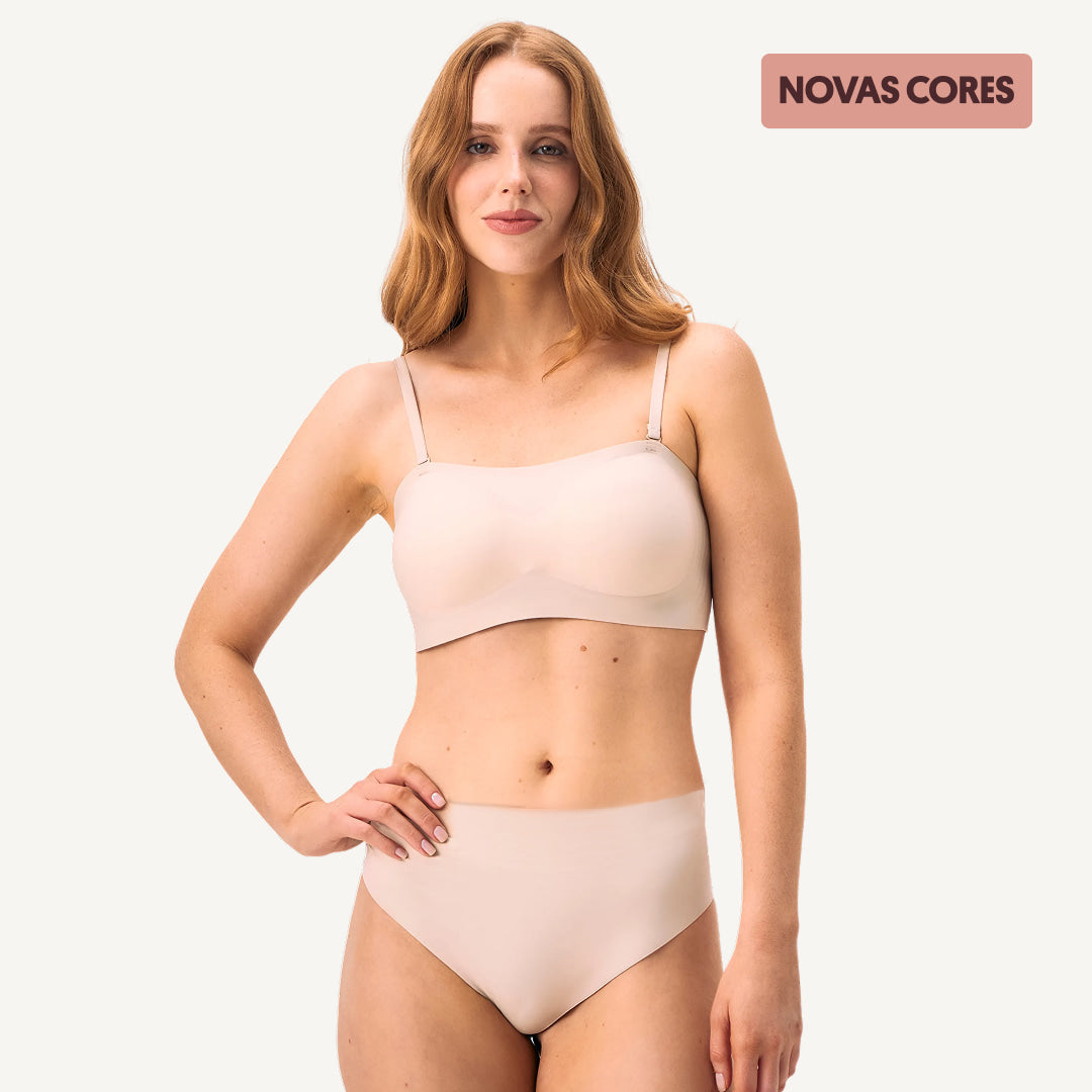 Kit Comfort Line e Calcinha Cós Alto Segunda Pele SkinUp