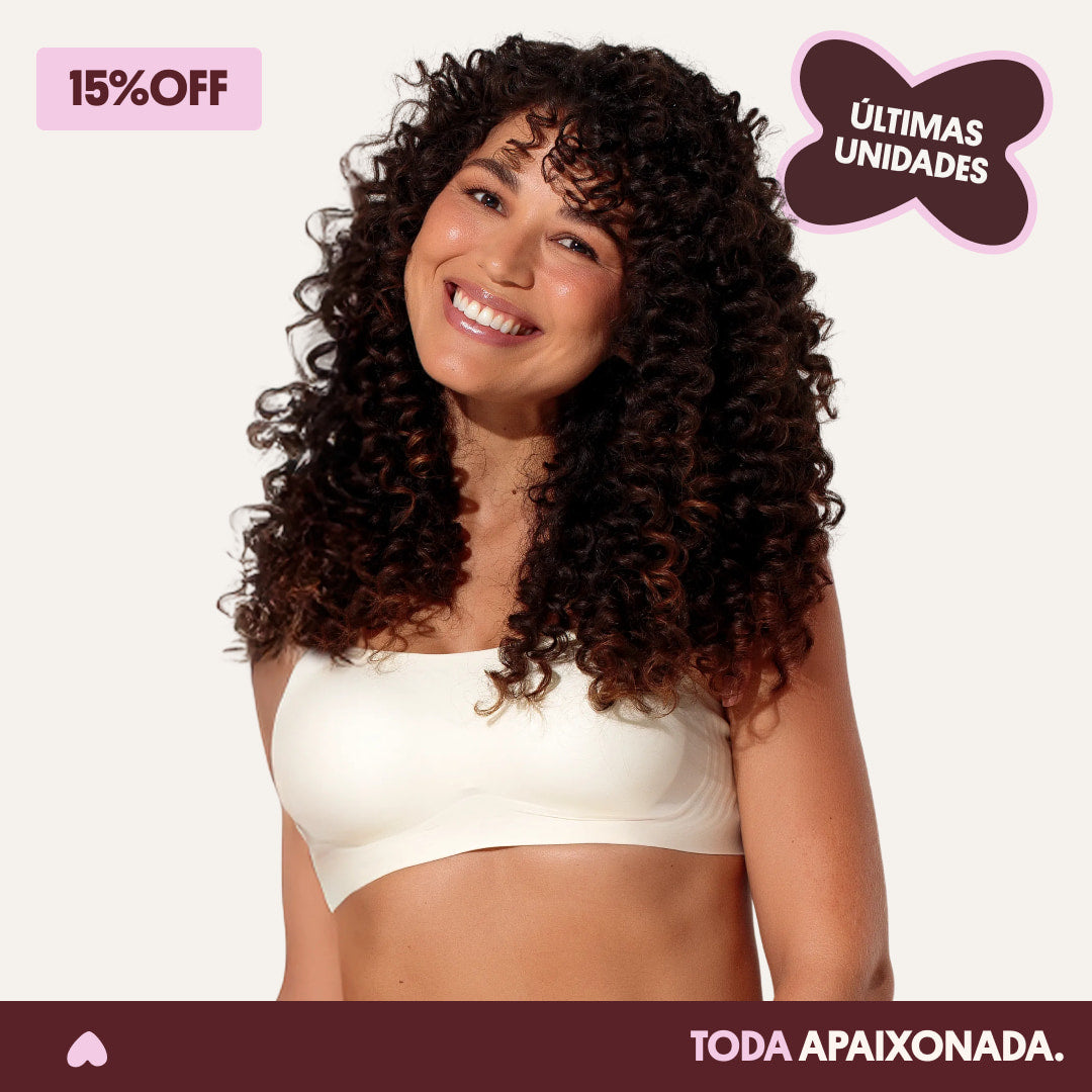 Sutiã Comfort Line - Off-White - Amor VIP