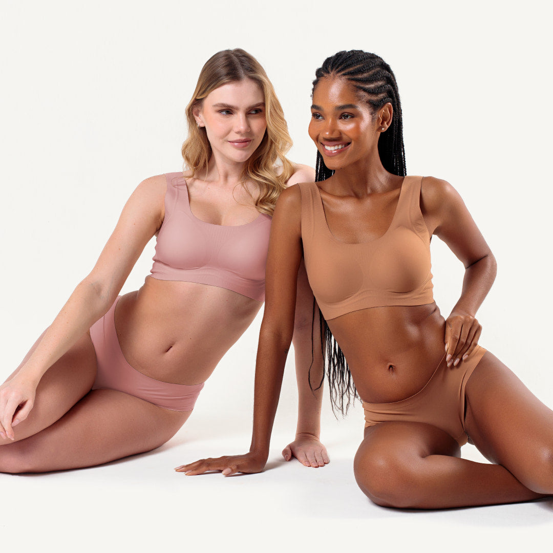 Kit Top e Calcinha Biquíni Segunda Pele Skin Up - Fecha Mês