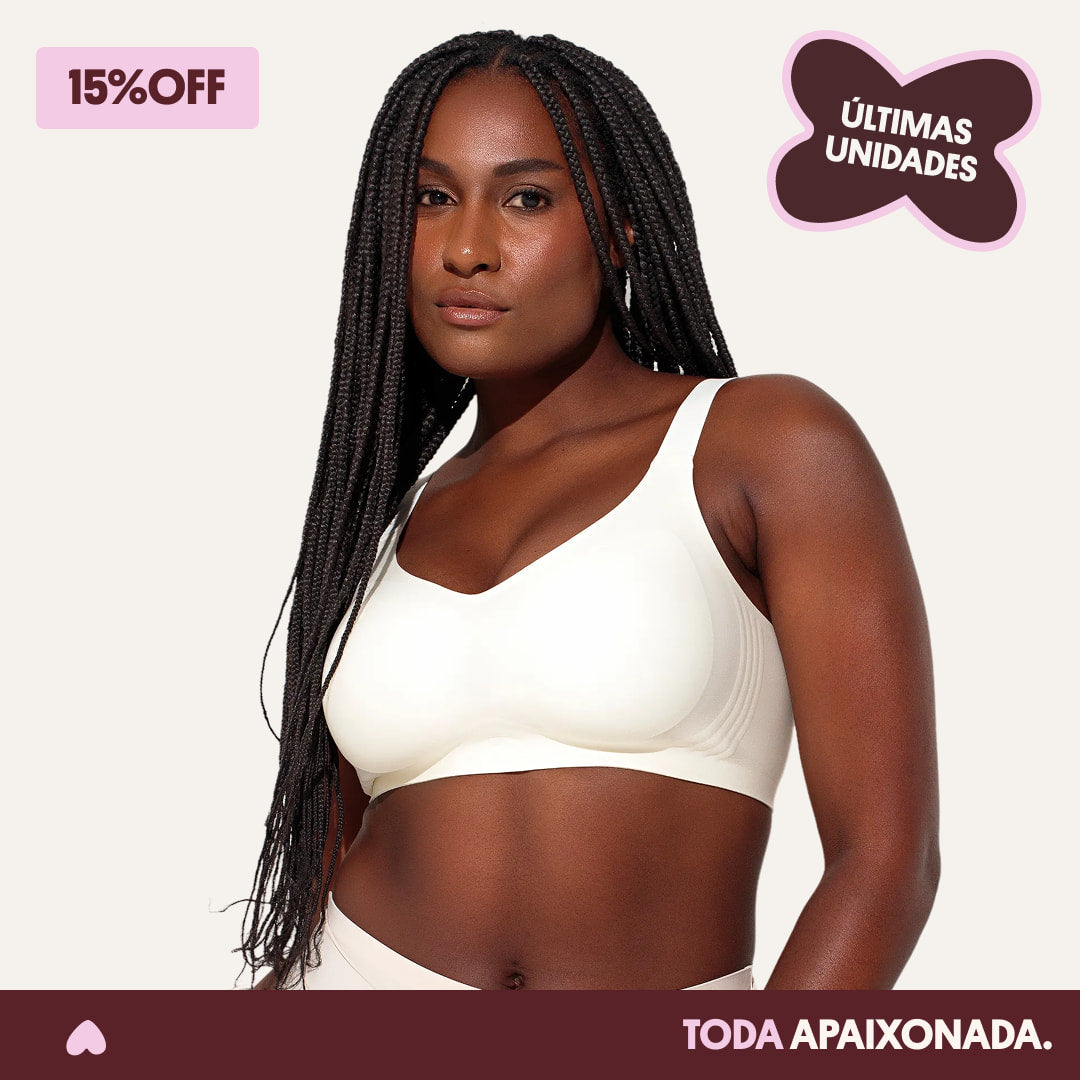 Sutiã Comfort UP - Off-White - Amor VIP