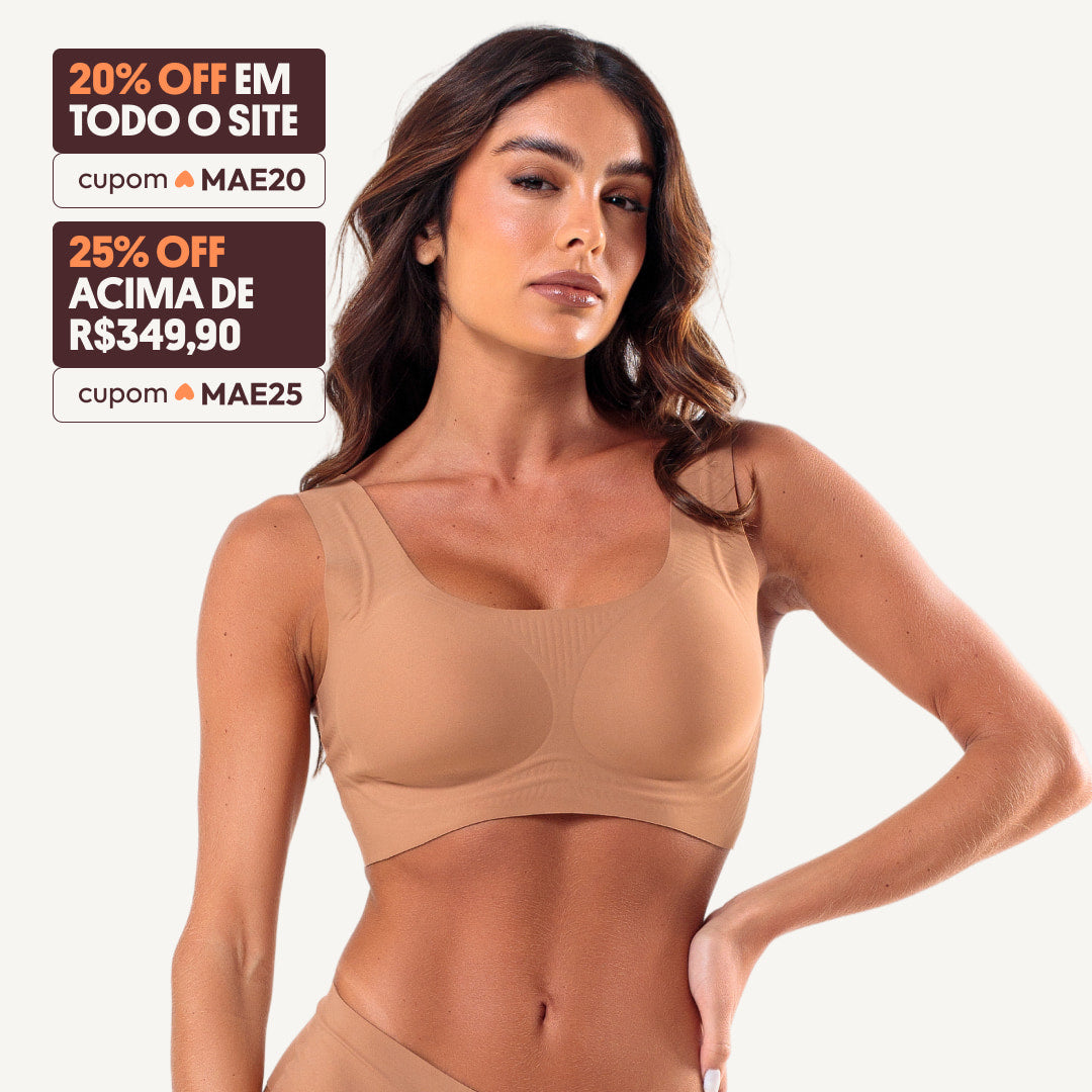 Top Segunda Pele Skin Up - Oferta SDM